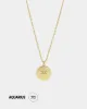 Raising Hell Women's Petit Zodiac Necklace Gold sold by Culture Kings