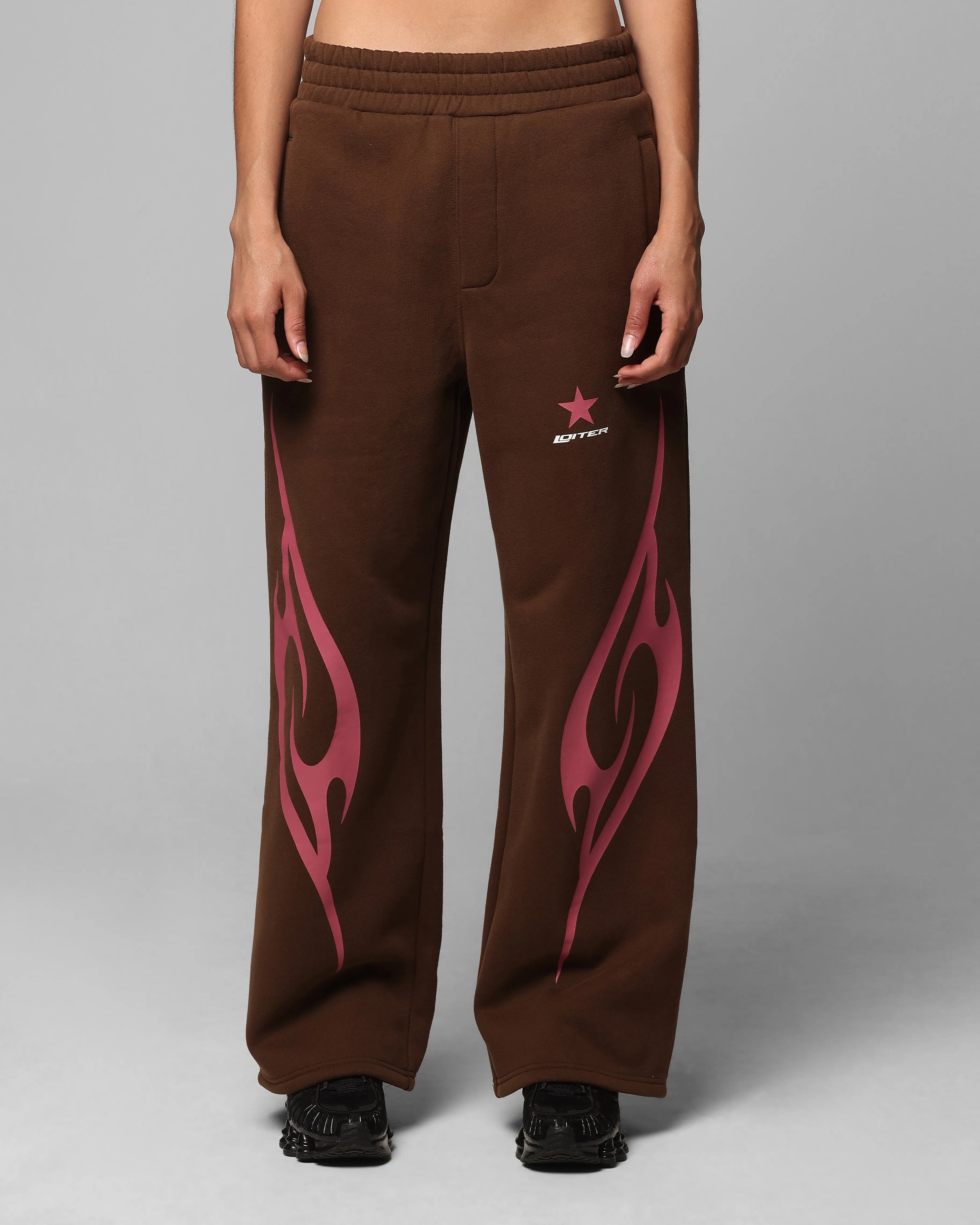 Loiter Cyber Sweat Pants Brown sold by Culture Kings