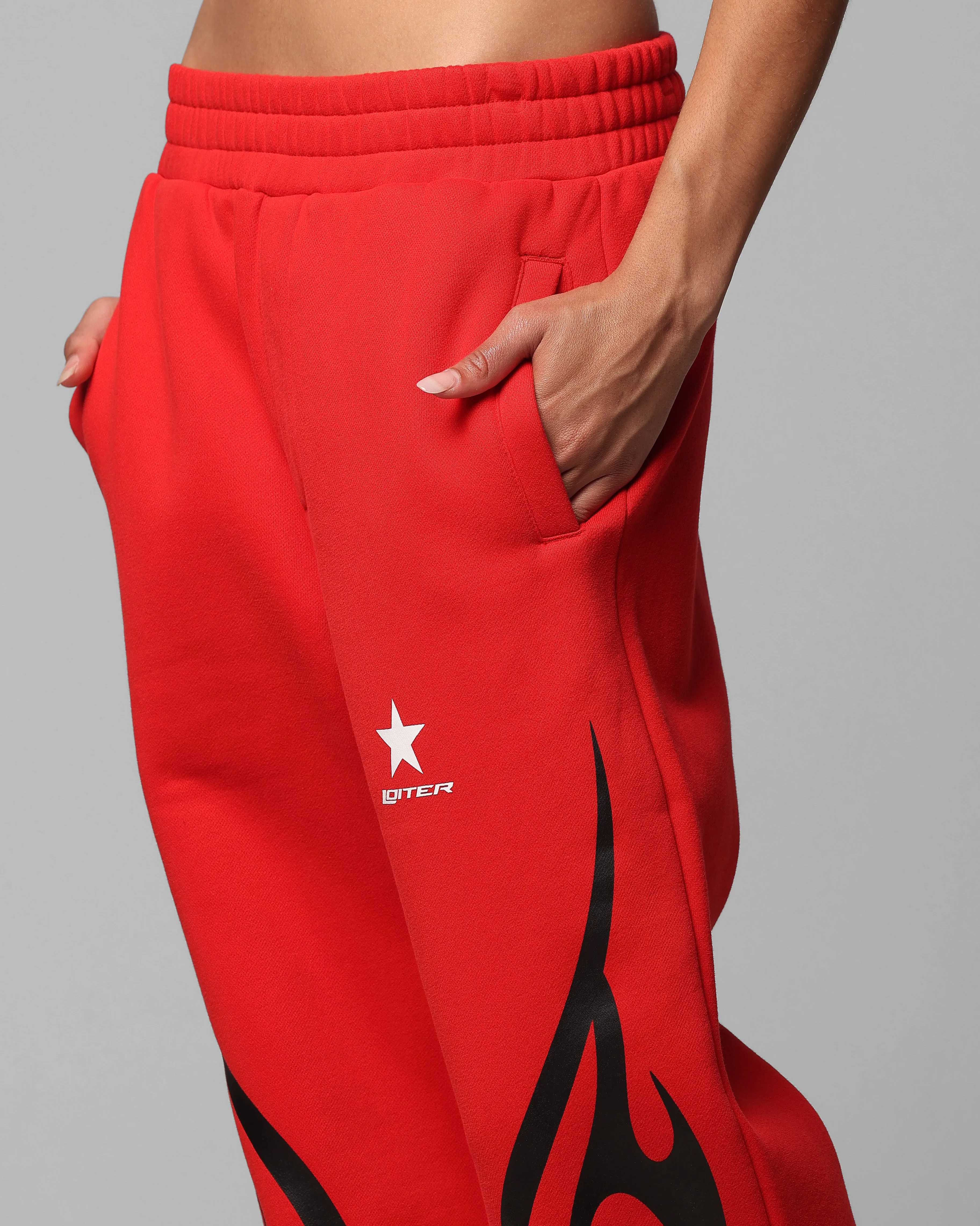 Loiter Cyber Sweat Pants Red sold by Culture Kings product image thumbnail 3