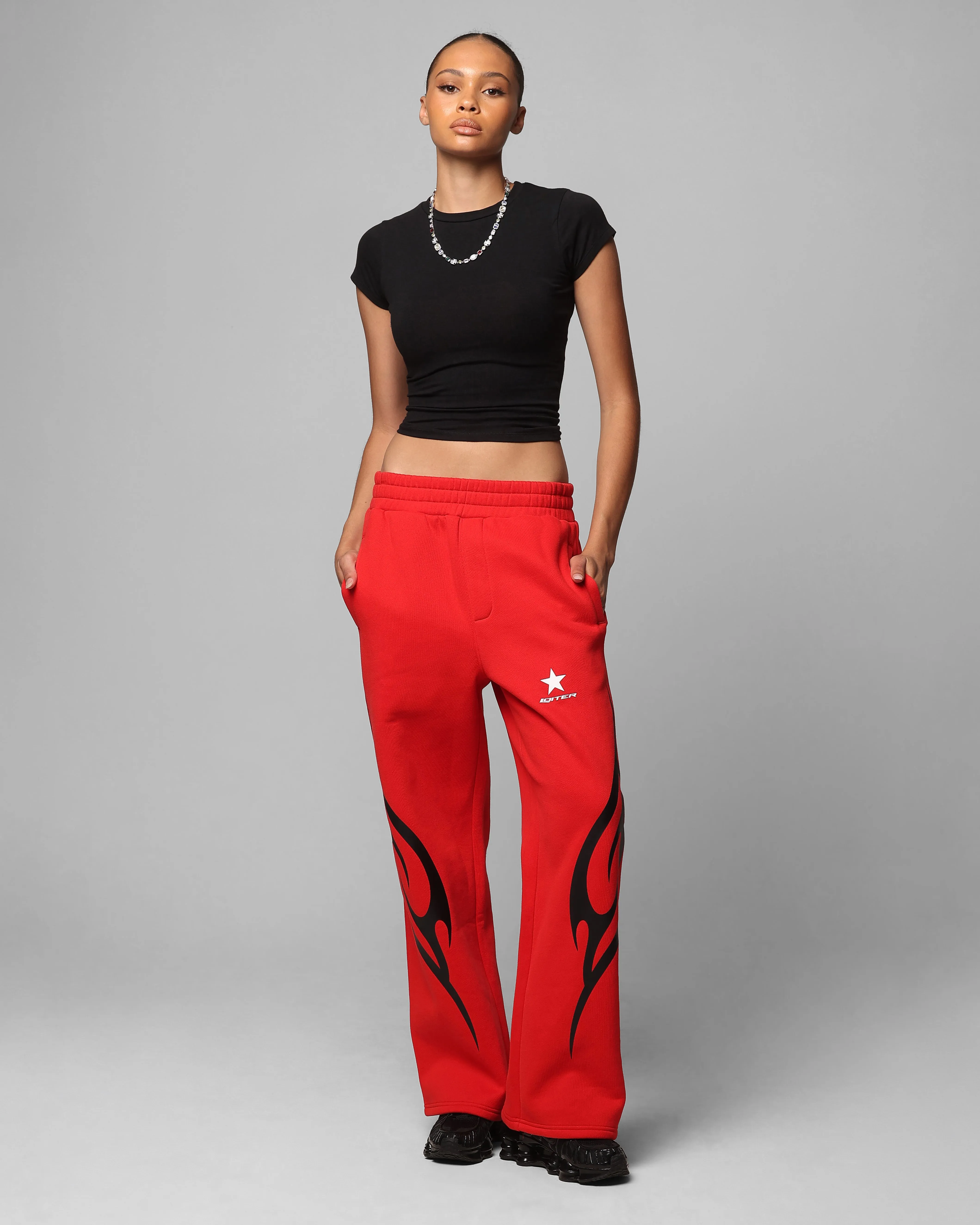 Loiter Cyber Sweat Pants Red sold by Culture Kings product image thumbnail 2