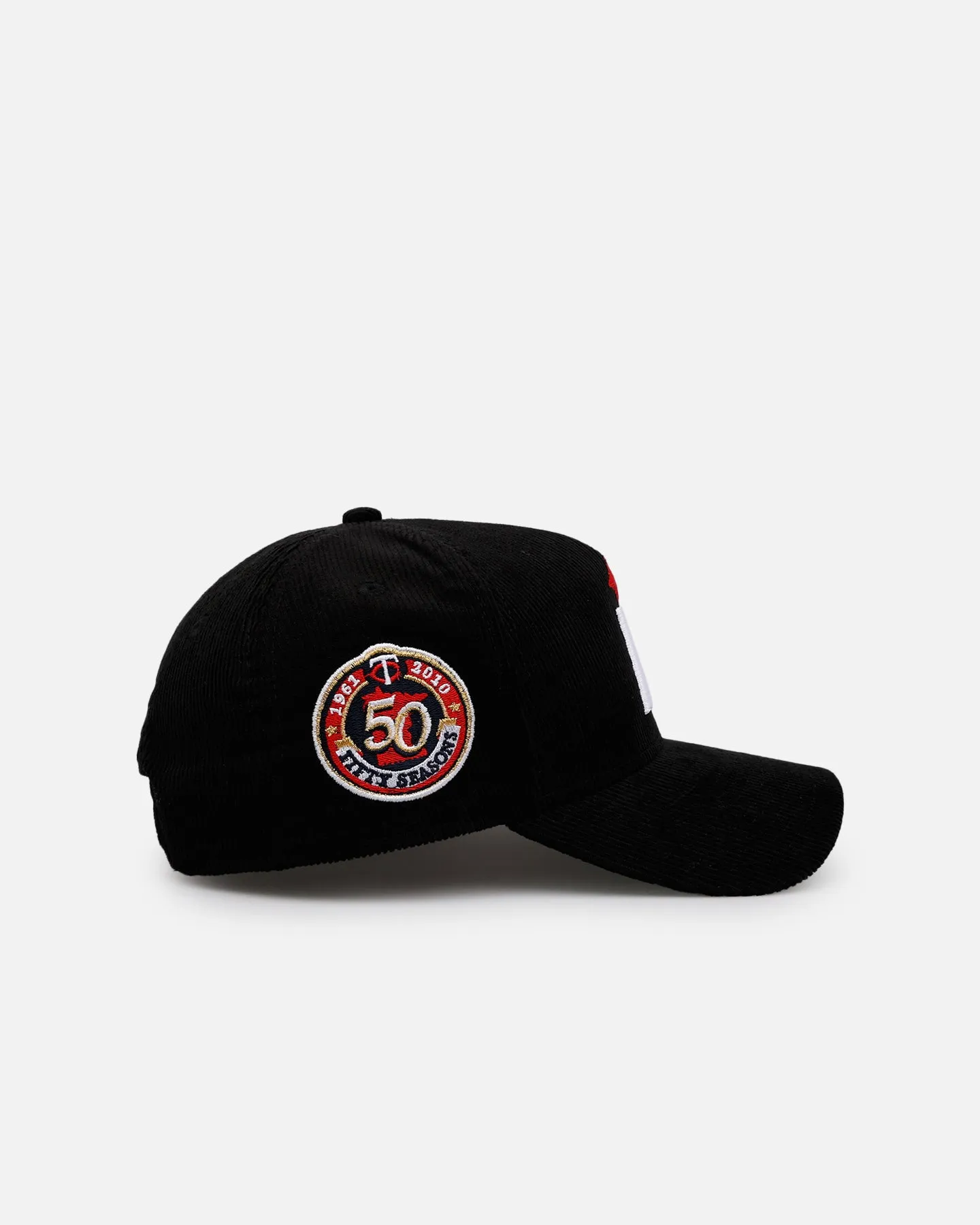 New Era Minnesota Twins 'Black Cord' 9FORTY A-Frame Corduroy Snapback Black sold by Culture Kings product image thumbnail 4