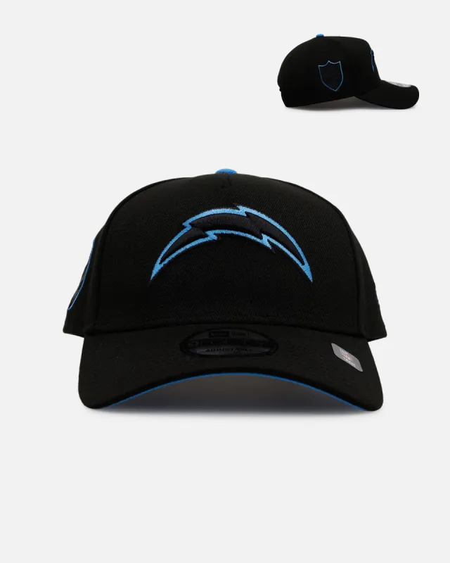 New Era Los Angeles Chargers 'Outline' 9FORTY A-Frame Snapback Black sold by Culture Kings