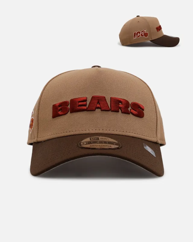 New Era Chicago Bears 'Thanksgiving Football' 9FORTY A-Frame Snapback Khaki sold by Culture Kings