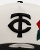New Era Minnesota Twins 'Chrome Black Roses' 9FORTY A-Frame Snapback Chrome/Black sold by Culture Kings