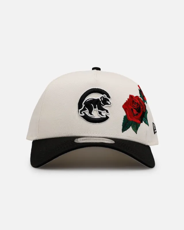 New Era Chicago Cubs 'Chrome Black Roses' 9FORTY A-Frame Snapback Chrome/Black sold by Culture Kings