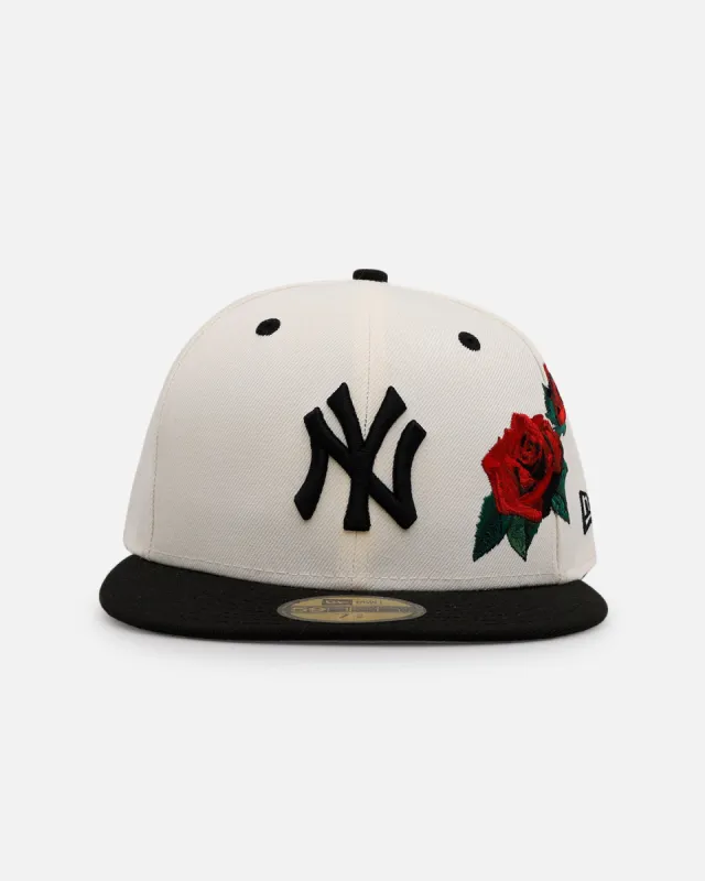 New Era New York Yankees 'Chrome Black Roses' 59FIFTY Fitted Chrome/Black sold by Culture Kings