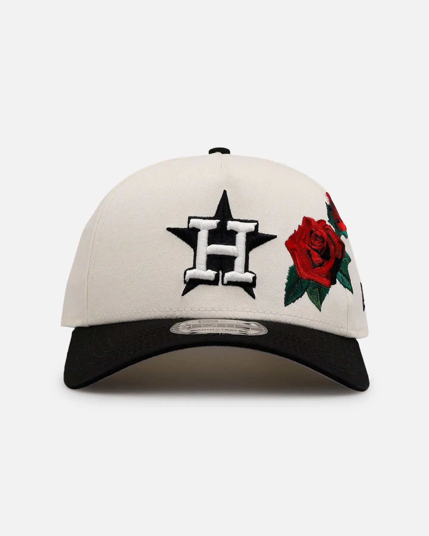 New Era Houston Astros 'Chrome Black Roses' 9FORTY A-Frame Snapback Chrome/Black sold by Culture Kings