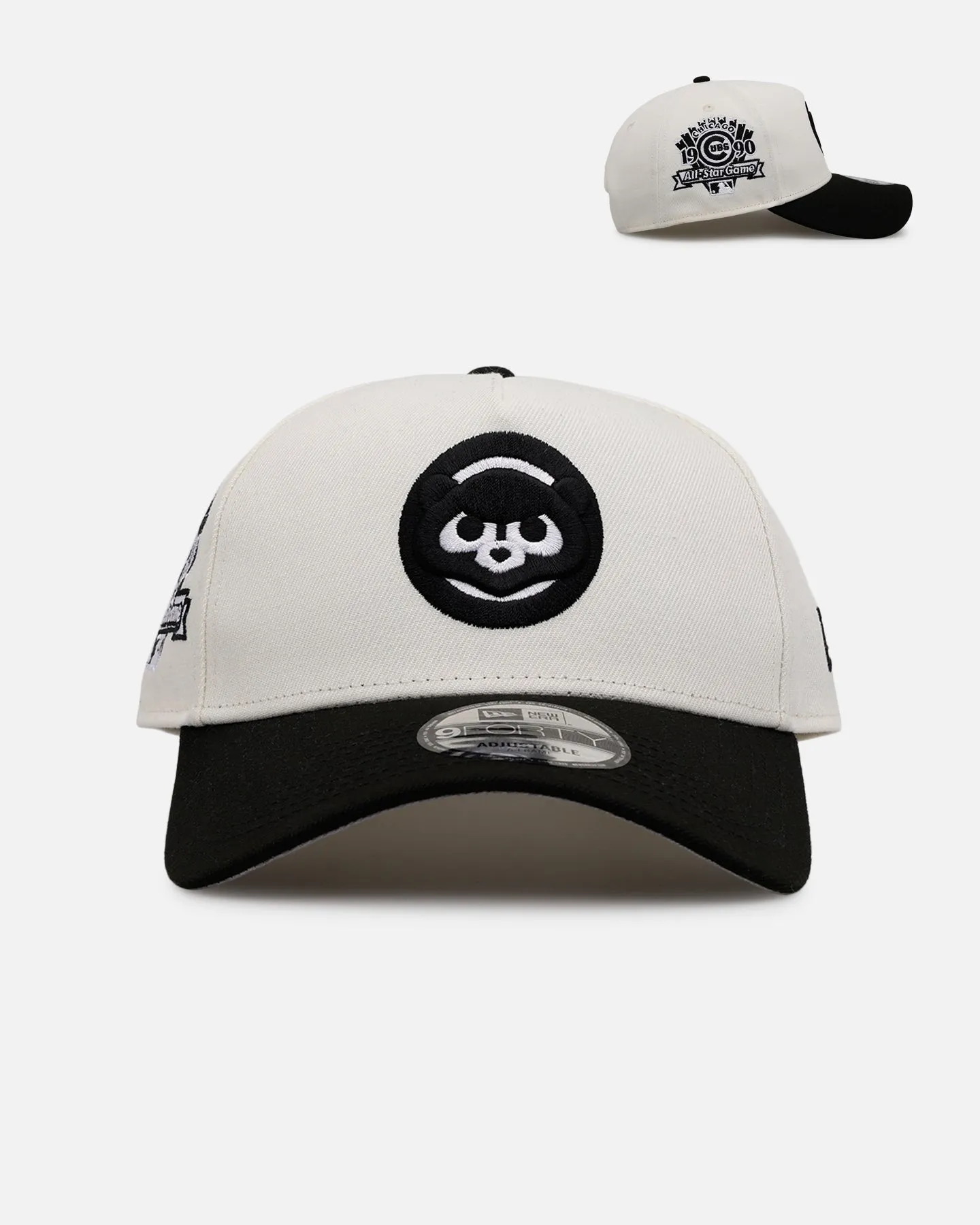 New Era Chicago Cubs 'Chrome Black' 9FORTY A-Frame Snapback Chrome/Black sold by Culture Kings