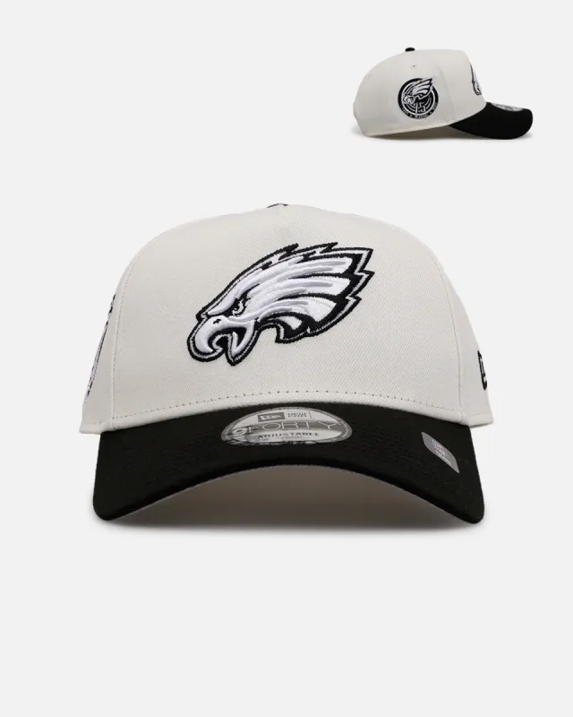 New Era Philadelphia Eagles 'Chrome Black' 9FORTY A-Frame Snapback Chrome/Black sold by Culture Kings