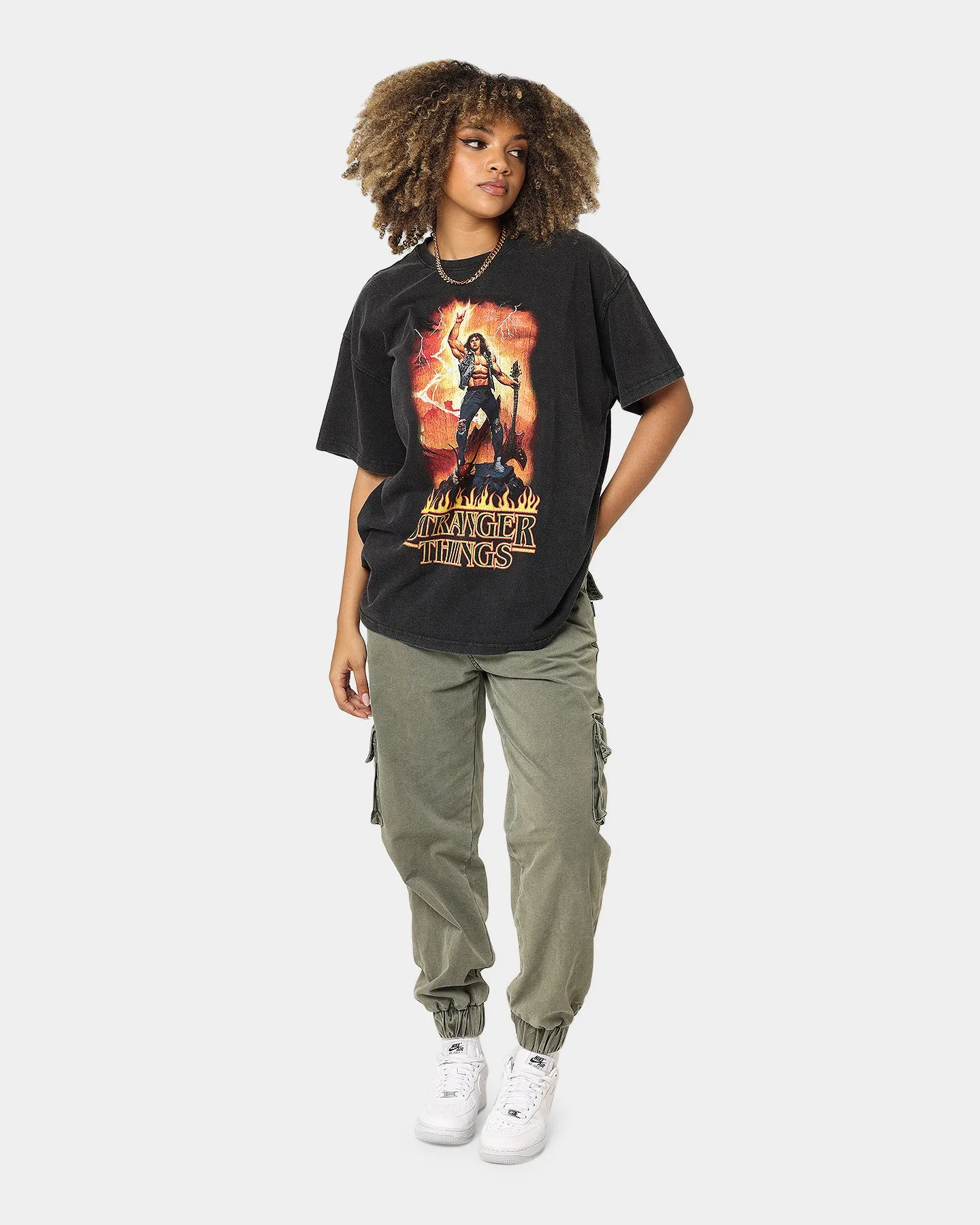 Goat Crew X Stranger Things Metal Vintage T-Shirt Vintage Black sold by Culture Kings product image thumbnail 2