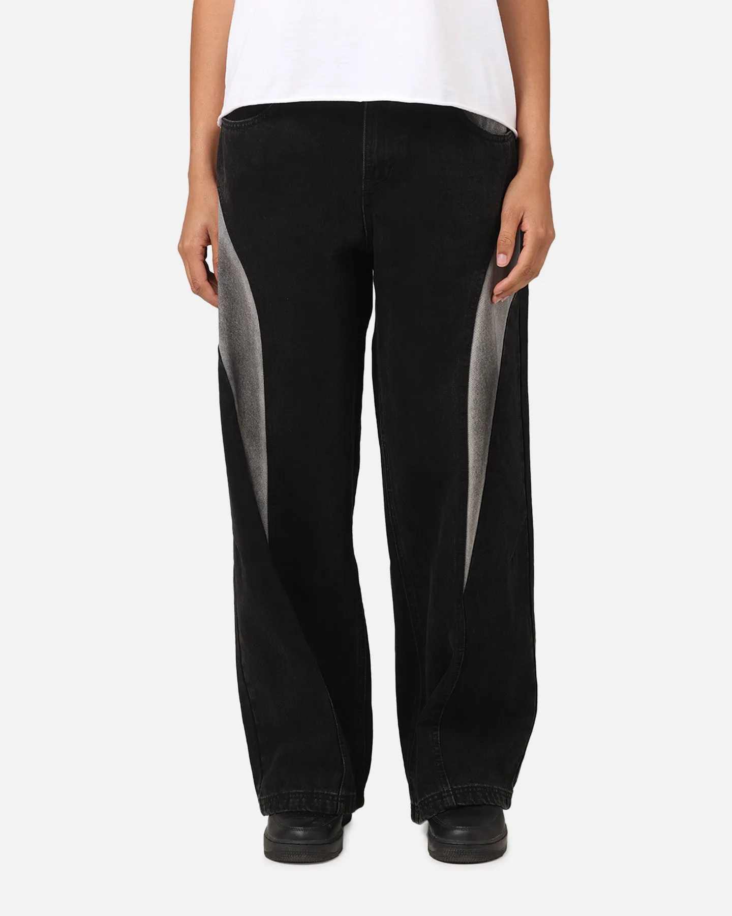 Saint Morta Amplus Workwear Jeans Black/Grey sold by Culture Kings