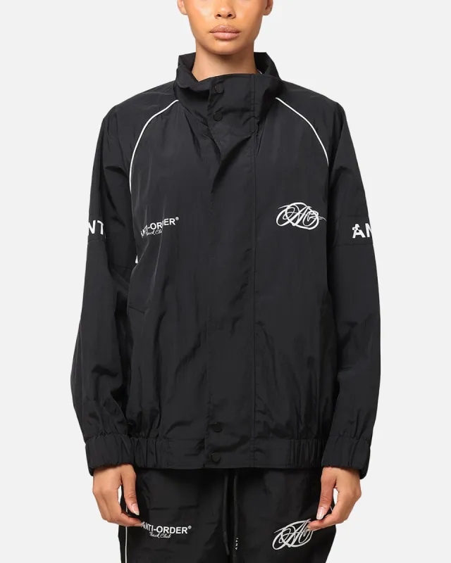 The Anti Order Track Club Windbreaker Jacket Black/Grey sold by Culture Kings