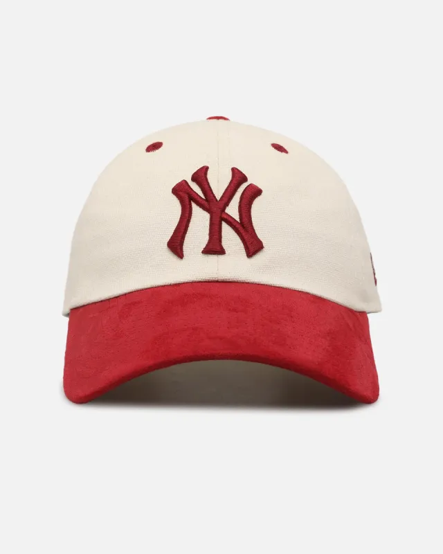 New Era New York Yankees 'Cardinal Suede' Casual Classic Strapback Cardinal sold by Culture Kings