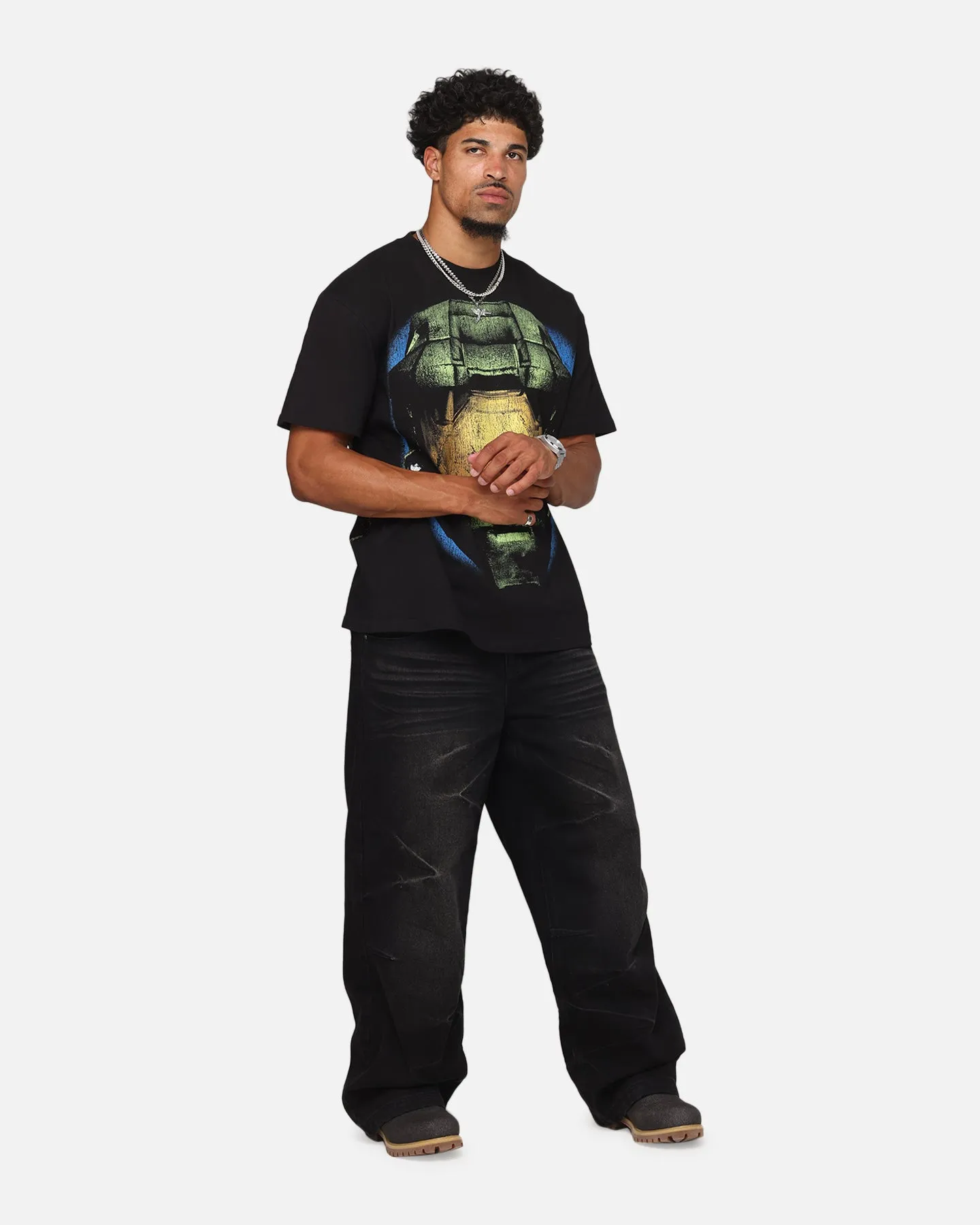 Goat Crew X Halo Halo 3 Big Head Heavyweight T-Shirt Black sold by Culture Kings product image thumbnail 3