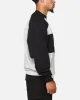 Carre Panel Raglan Crewneck Black/Grey Marle sold by Culture Kings