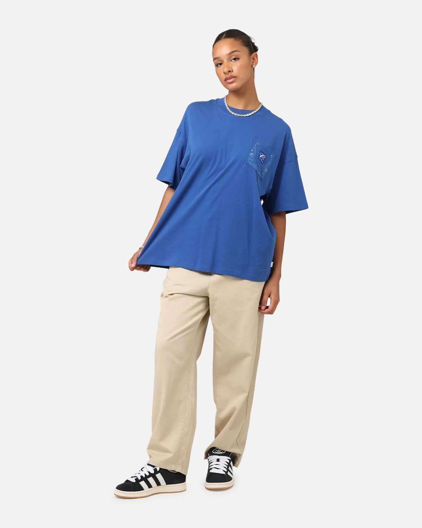 Carre Floral Pocket Oversized T-Shirt Blue sold by Culture Kings product image thumbnail 2