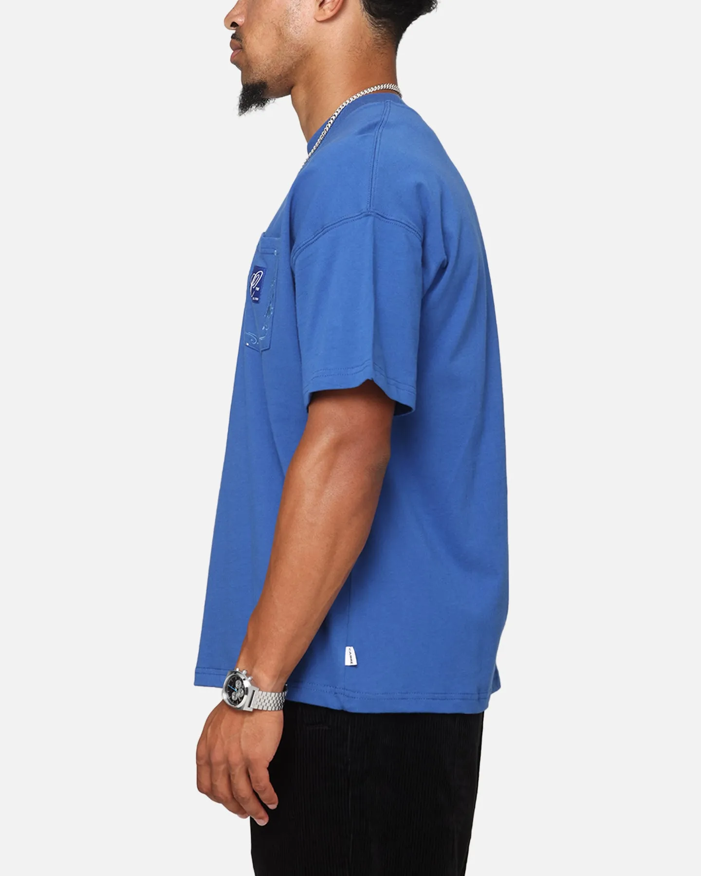 Carre Floral Pocket Oversized T-Shirt Blue sold by Culture Kings product image thumbnail 5