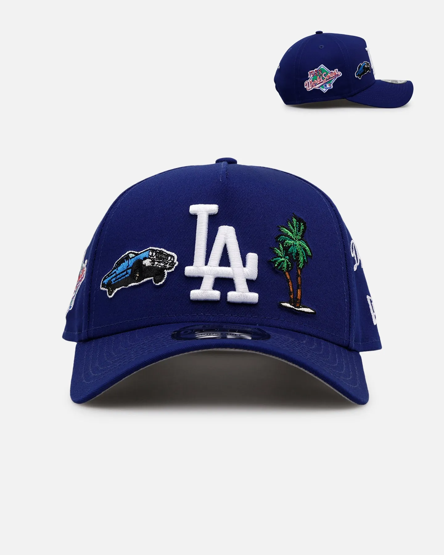 New Era Los Angeles Dodgers 'City Icons' 9FORTY A-Frame Snapback Blue sold by Culture Kings