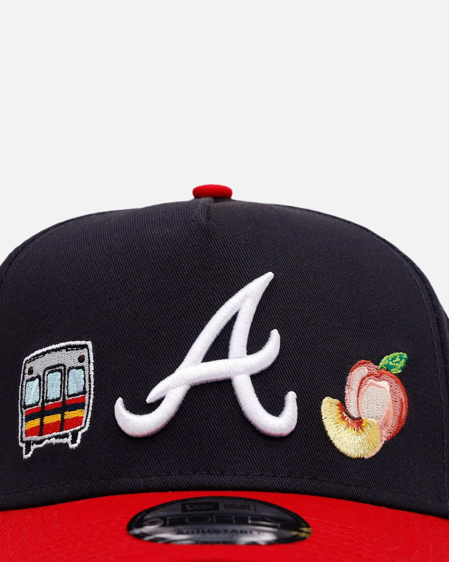 New Era Atlanta Braves 'City Icons' 9FORTY A-Frame Snapback Navy/Red sold by Culture Kings product image thumbnail 5