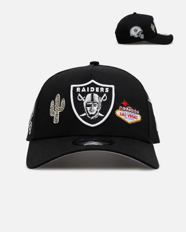 New Era Las Vegas Raiders 'City Icons' 9FORTY A-Frame Snapback Black sold by Culture Kings