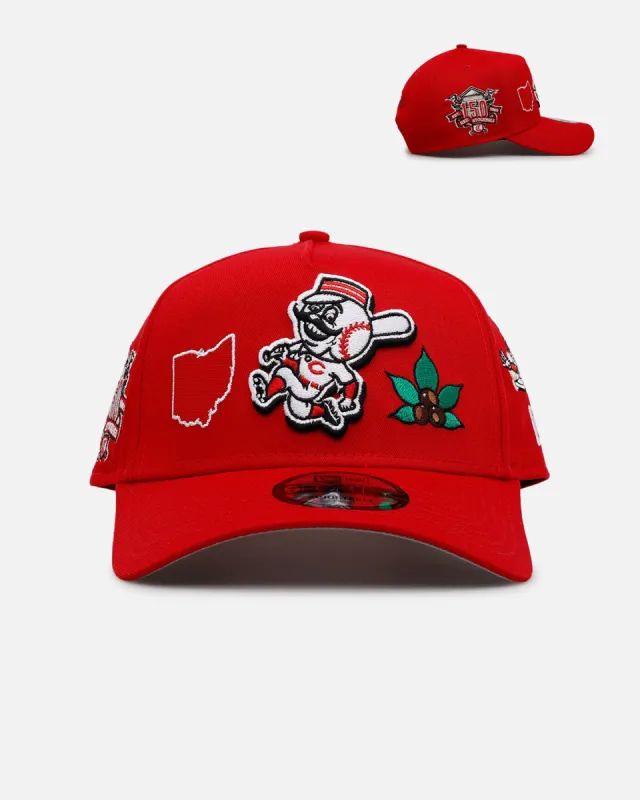 New Era Cincinnati Reds 'City Icons' 9FORTY A-Frame Snapback Red sold by Culture Kings