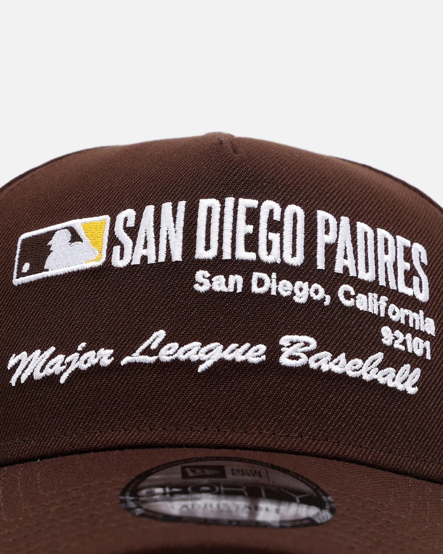 New Era San Diego Padres 'Workleague' 9FORTY A-Frame Snapback Brown sold by Culture Kings product image thumbnail 5