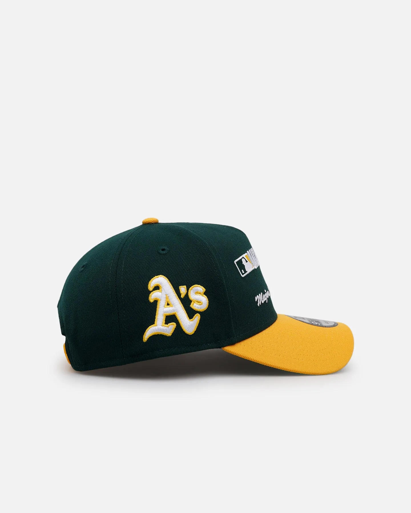 New Era Oakland Athletics 'Workleague' 9FORTY A-Frame Snapback Green sold by Culture Kings product image thumbnail 3