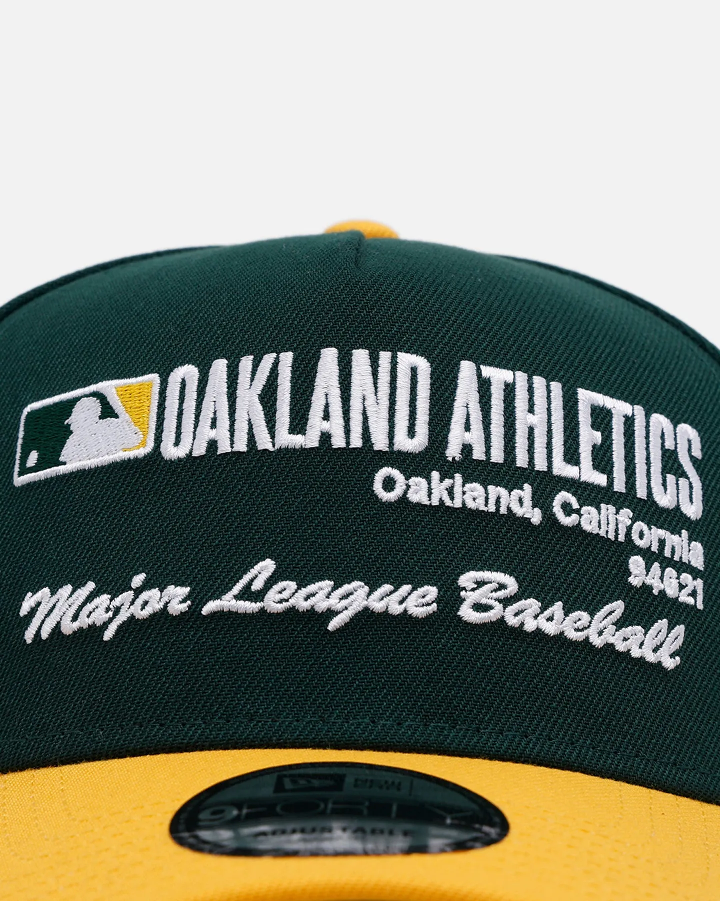 New Era Oakland Athletics 'Workleague' 9FORTY A-Frame Snapback Green sold by Culture Kings product image thumbnail 5