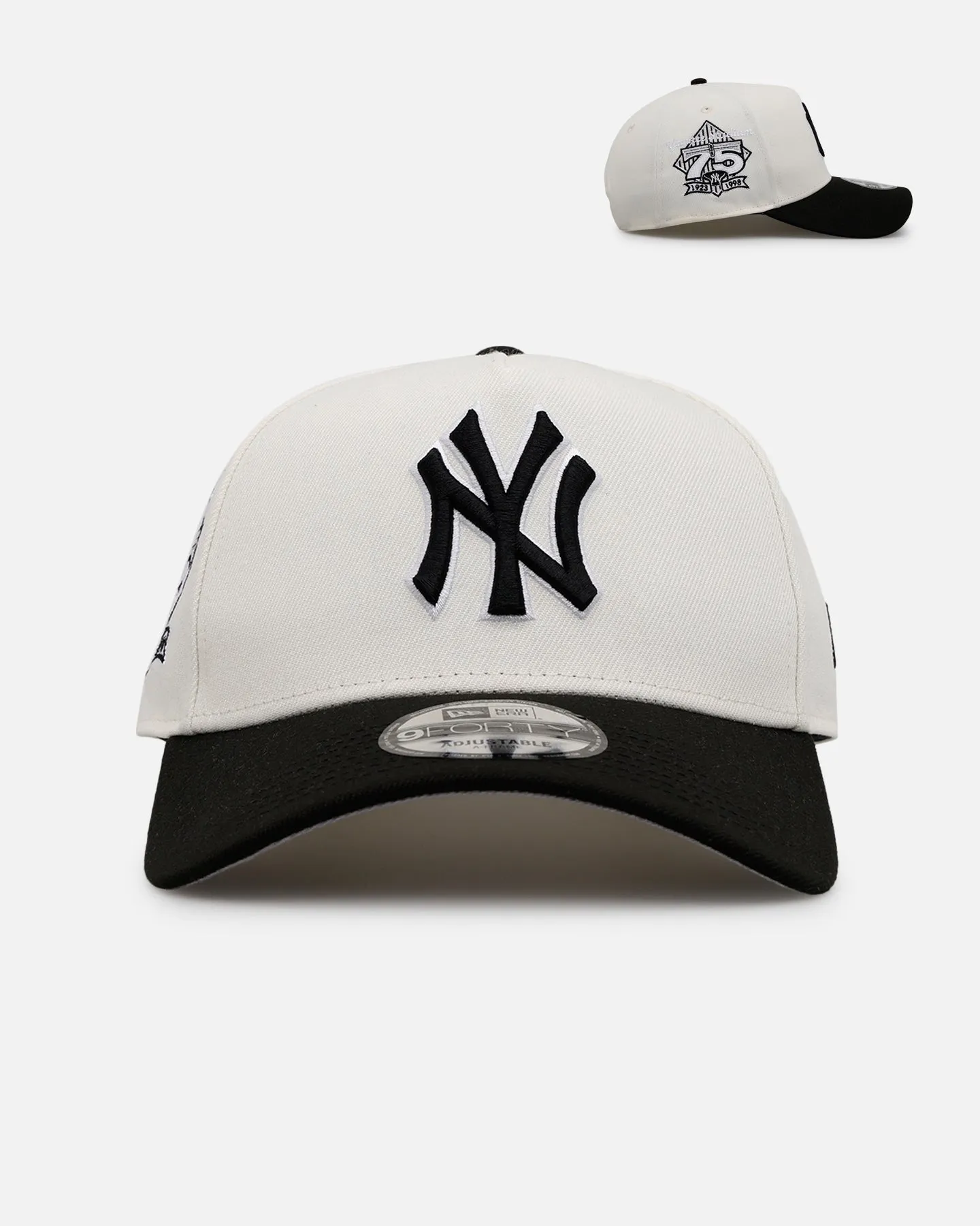 New Era New York Yankees 'Chrome Black' 9FORTY A-Frame Snapback Chrome/Black sold by Culture Kings