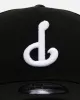 New Era Philadelphia Phillies 'Black White Upside Down Logo' 9FORTY A-Frame Snapback Black/White sold by Culture Kings