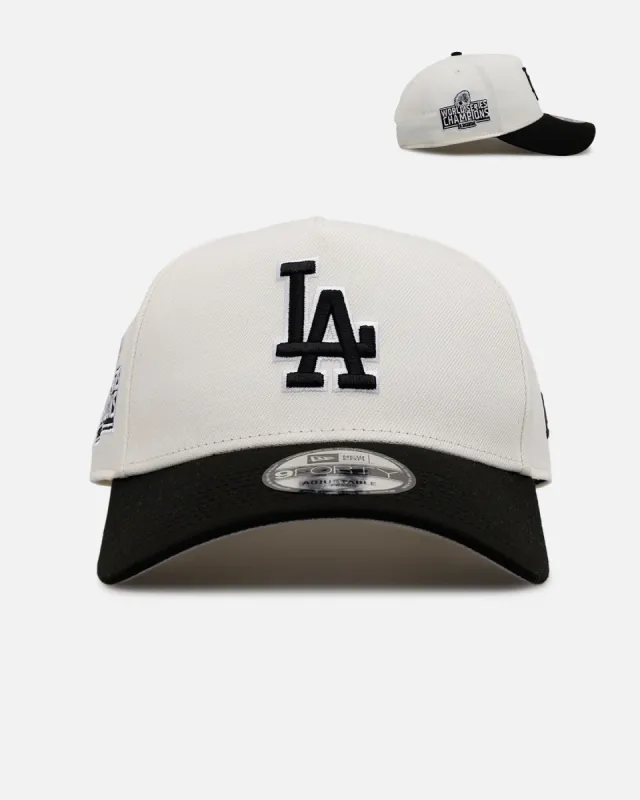 New Era Los Angeles Dodgers 'Chrome Black' 9FORTY A-Frame Snapback Chrome/Black sold by Culture Kings
