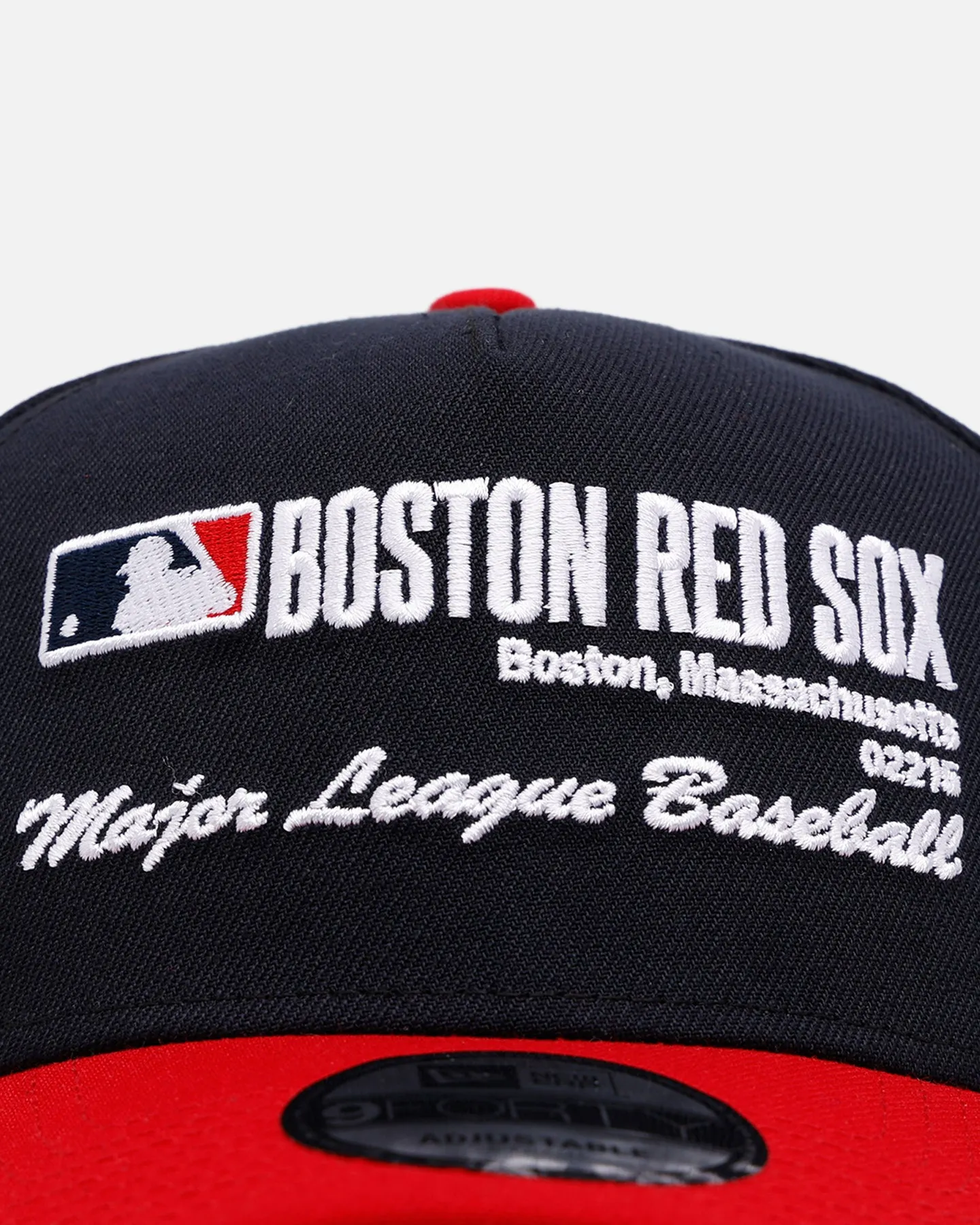 New Era Boston Red Sox 'Workleague' 9FORTY A-Frame Snapback Navy/Red sold by Culture Kings product image thumbnail 5
