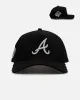 New Era Atlanta Braves 'Dark Steel' 9FORTY A-Frame Snapback Black/Grey sold by Culture Kings