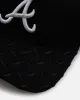 New Era Atlanta Braves 'Dark Steel' 9FORTY A-Frame Snapback Black/Grey sold by Culture Kings