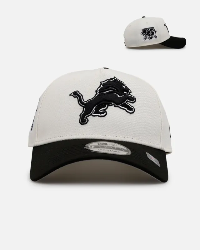 New Era Detroit Lions 'Chrome Black' 9FORTY A-Frame Snapback Chrome/Black sold by Culture Kings