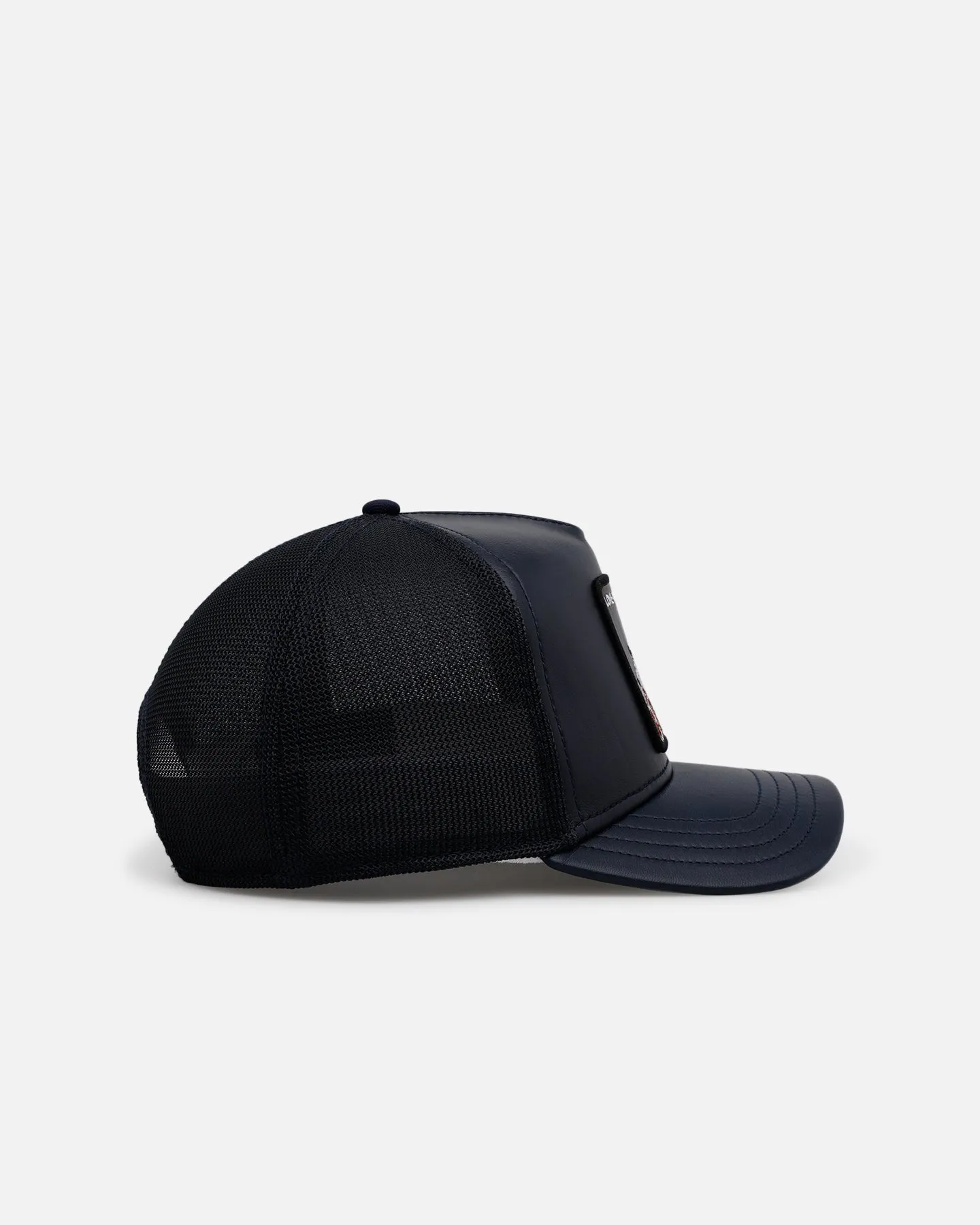 Goorin Bros The Lone Wolf Leather Trucker Snapback Navy sold by Culture Kings product image thumbnail 4