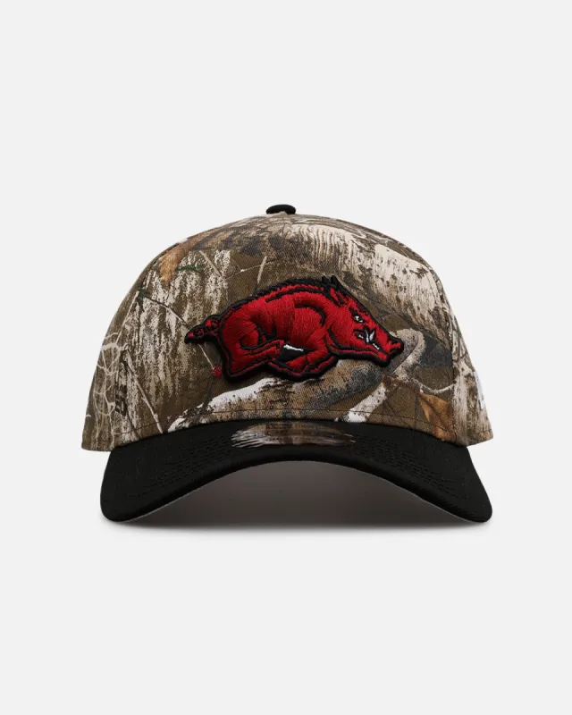 New Era Arkansas Razorbacks 'Southeastern Conference' 9FORTY A-Frame Snapback Realtree sold by Culture Kings