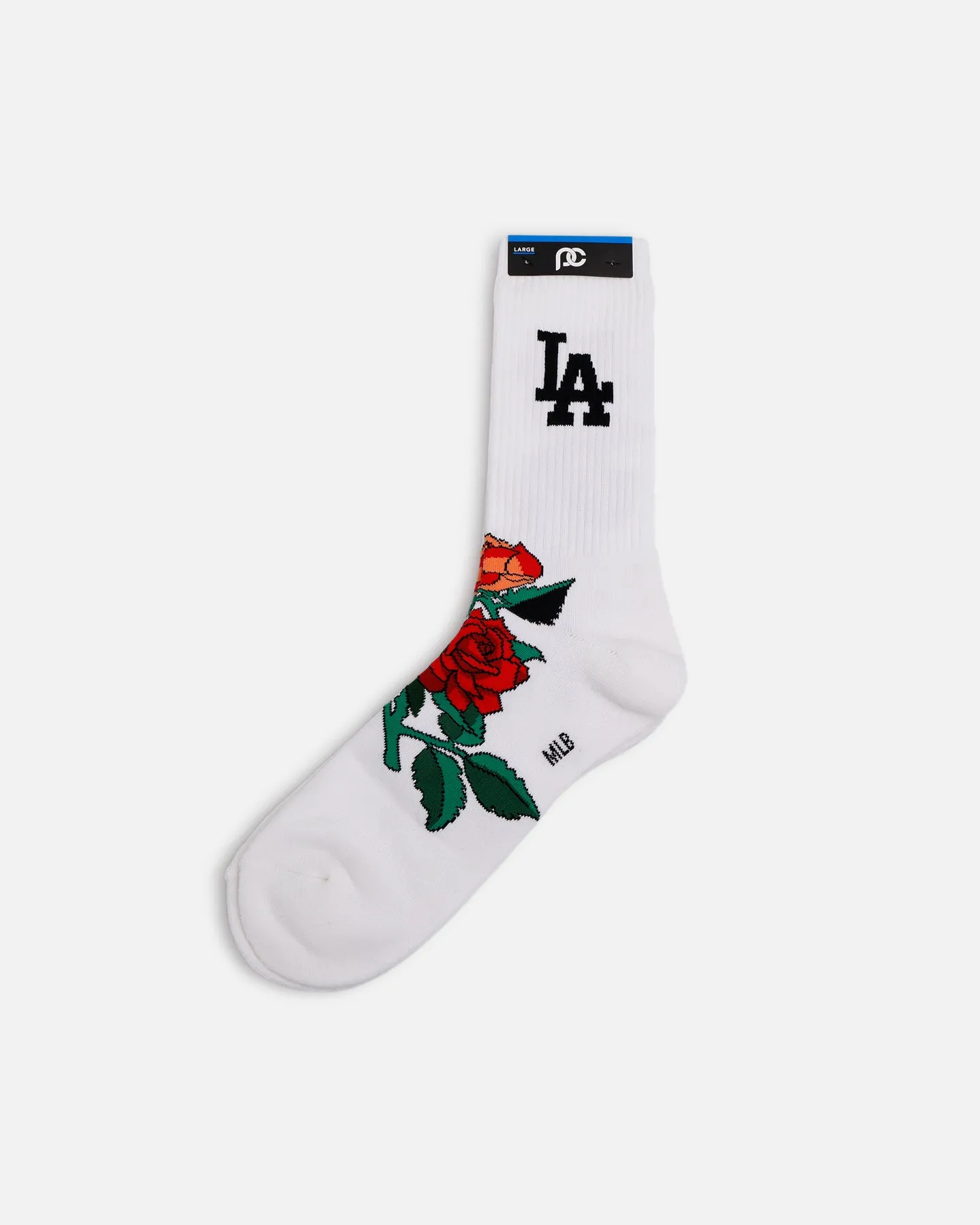 Pro Compression Los Angeles Dodgers Rose Crew Sock White sold by Culture Kings product image thumbnail 2