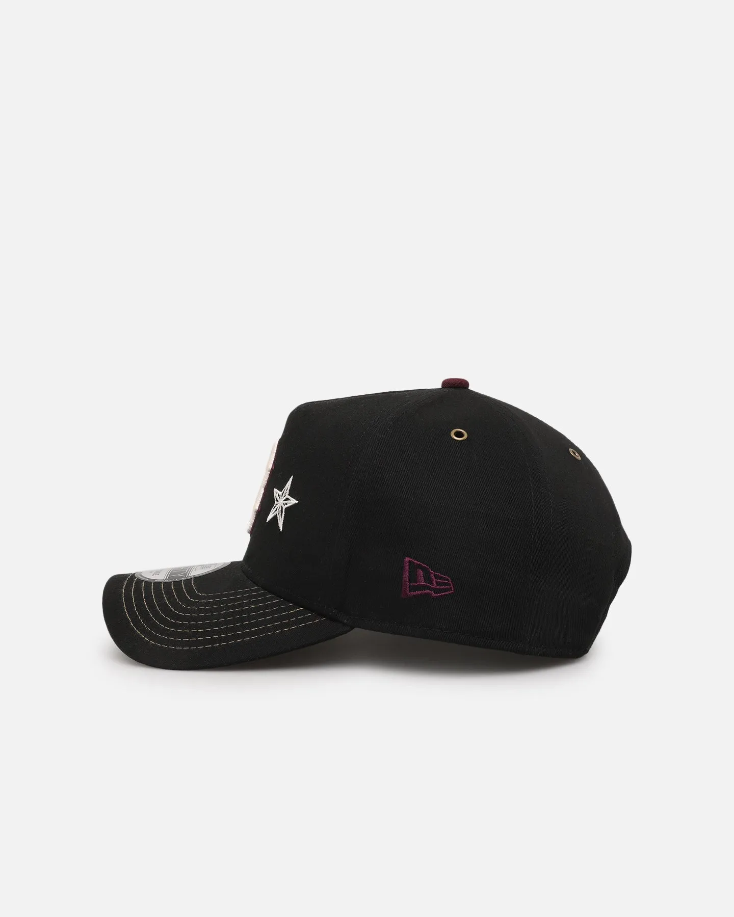 New Era Boston Red Sox 'Ivory Stars Outlaws' 9FORTY A-Frame Snapback Black/Maroon sold by Culture Kings product image thumbnail 4