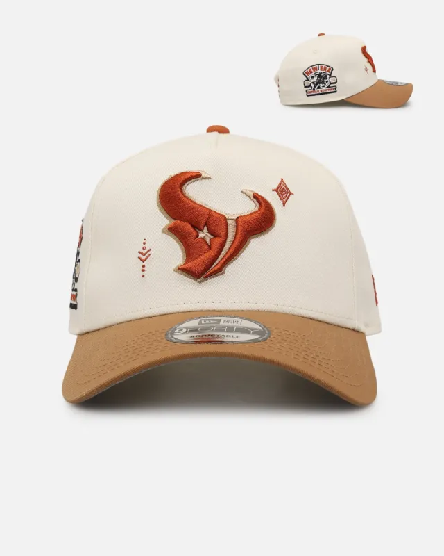 New Era Houston Texans 'Sunset Trails' 9FORTY A-Frame Snapback Rust sold by Culture Kings