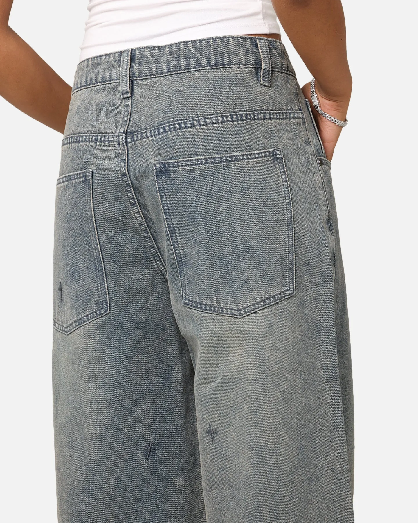 Saint Morta Amplus Graveyard Jeans Dirty Denim sold by Culture Kings product image thumbnail 3