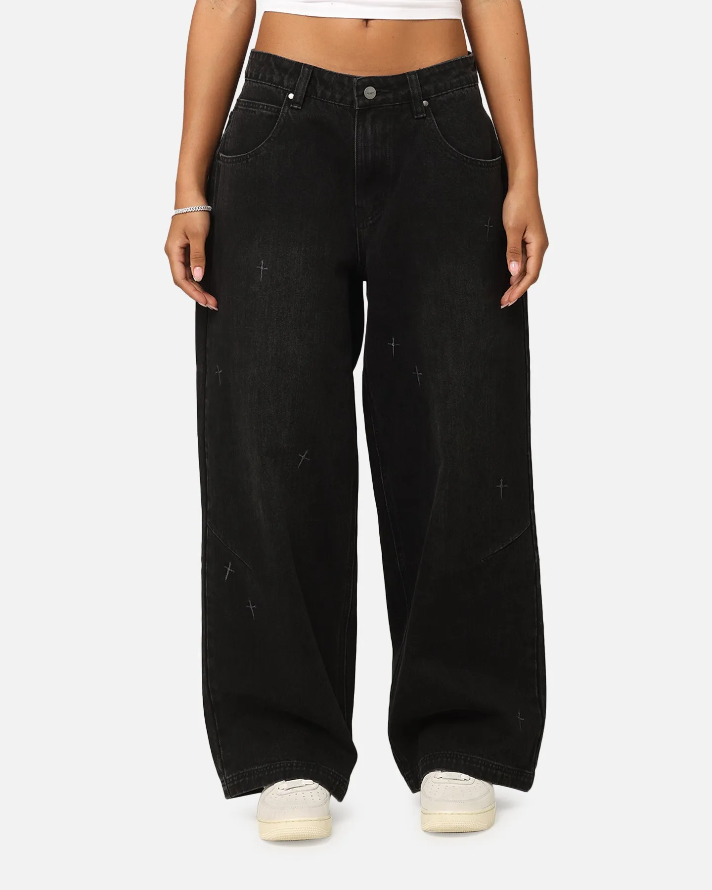 Saint Morta Amplus Graveyard Jeans Black Shadow sold by Culture Kings