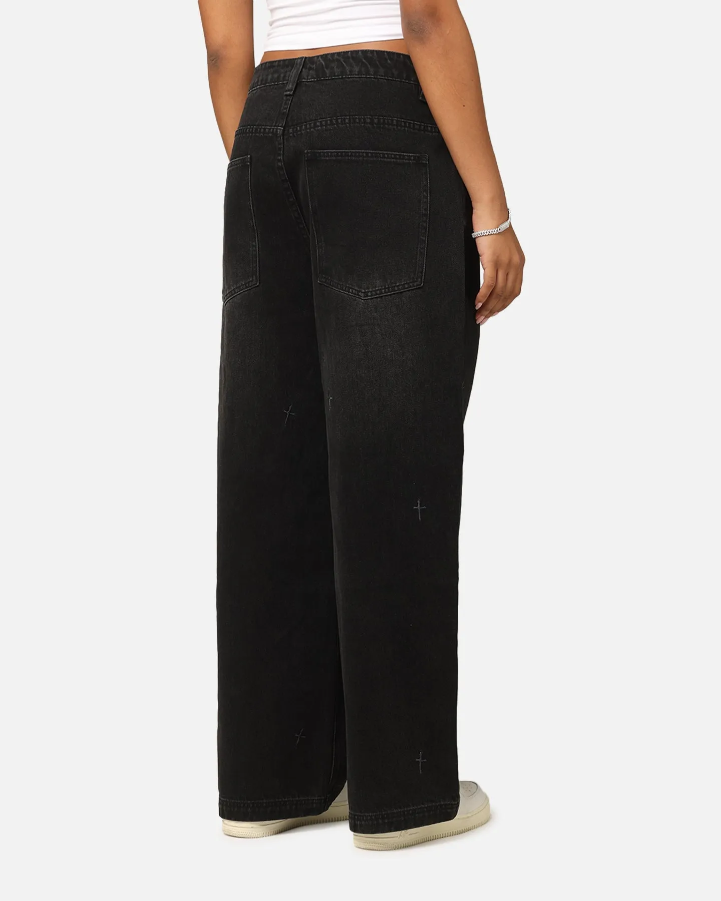 Saint Morta Amplus Graveyard Jeans Black Shadow sold by Culture Kings product image thumbnail 5