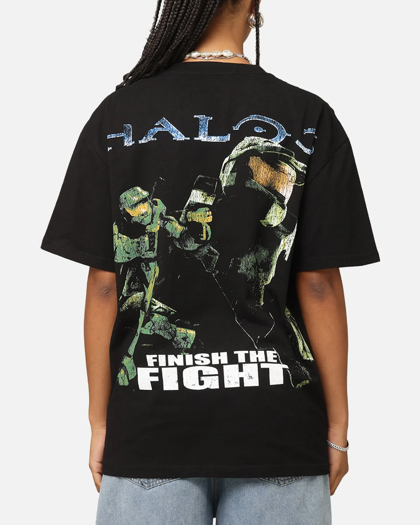 Goat Crew X Halo Big Head Heavyweight T-Shirt Black sold by Culture Kings product image thumbnail 2