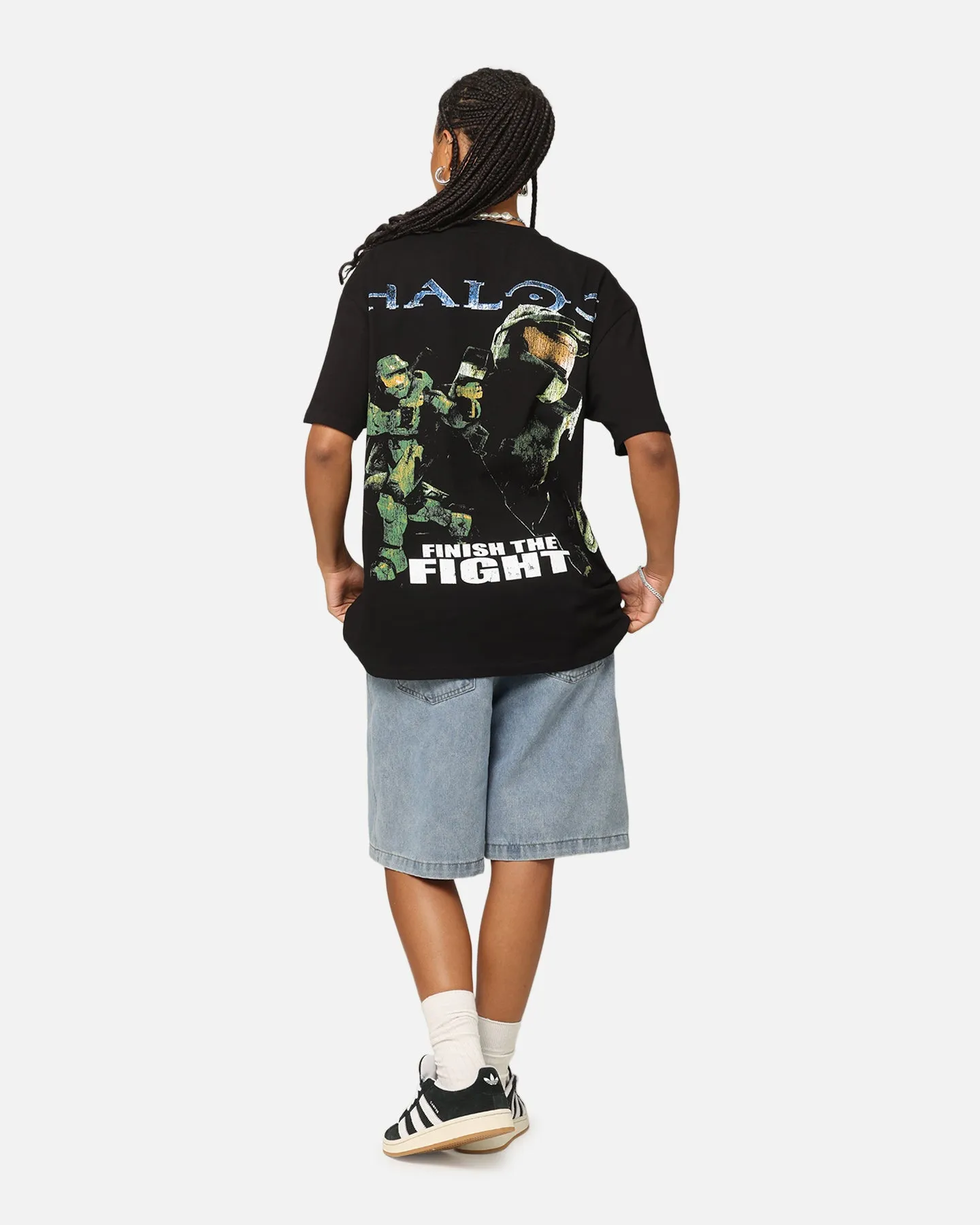 Goat Crew X Halo Big Head Heavyweight T-Shirt Black sold by Culture Kings product image thumbnail 4