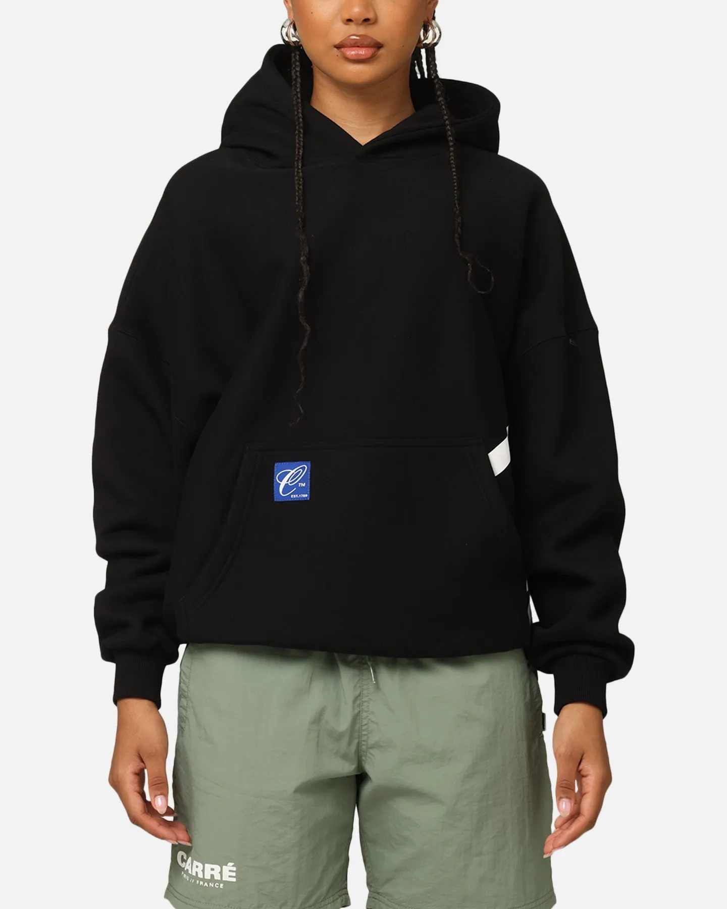 Carre Roadman Oversized Hoodie Black sold by Culture Kings
