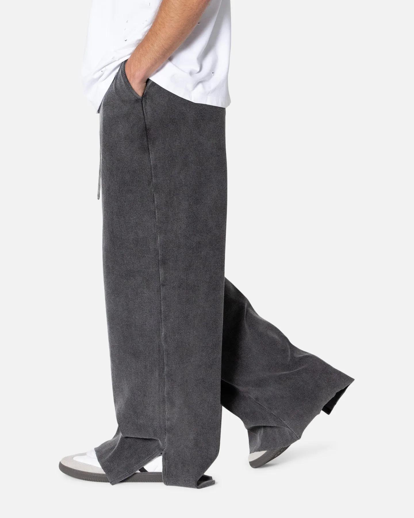 MNML Ribbed Slinky Sweatpants Black sold by Culture Kings product image thumbnail 5