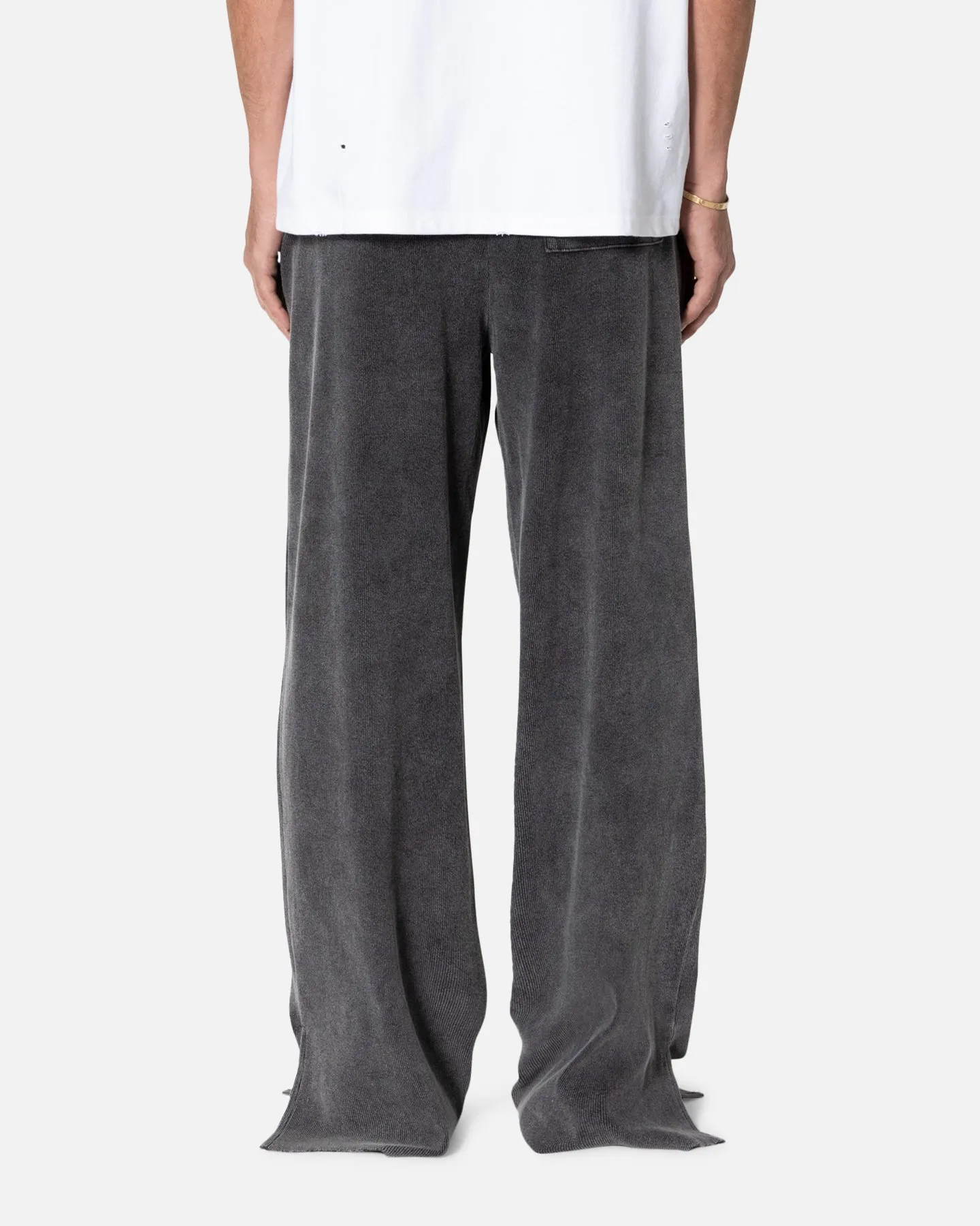 MNML Ribbed Slinky Sweatpants Black sold by Culture Kings product image thumbnail 4