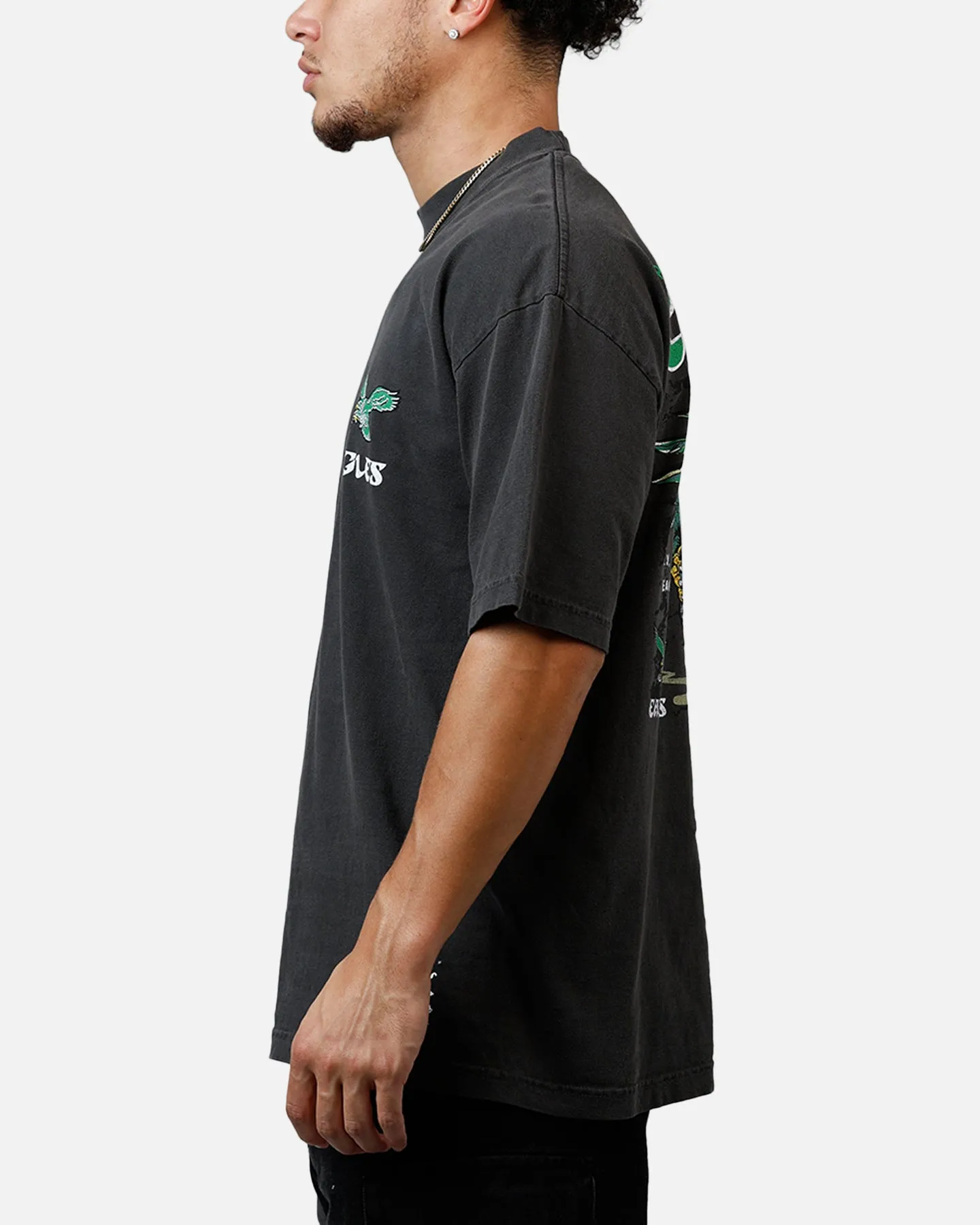Mitchell & Ness Philadelphia Eagles Alter Ego Vintage T-Shirt Faded Black sold by Culture Kings product image thumbnail 5