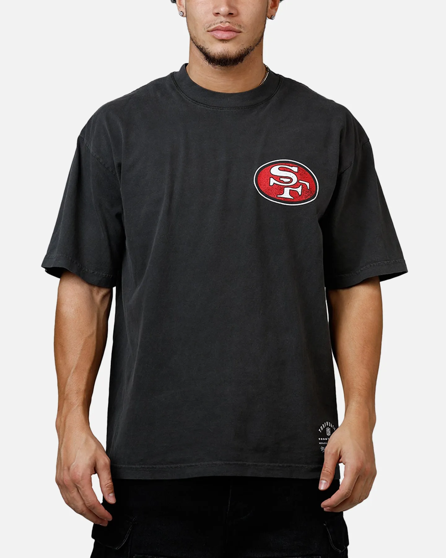 Mitchell & Ness San Francisco 49ers Alter Ego Vintage T-Shirt Faded Black sold by Culture Kings product image thumbnail 2